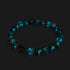 Blaugrüner Mond | 925 Sterling Silber | Mondglas-Armband